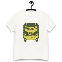 Load image into Gallery viewer, Frogman Bed and Breakfast Shirt white