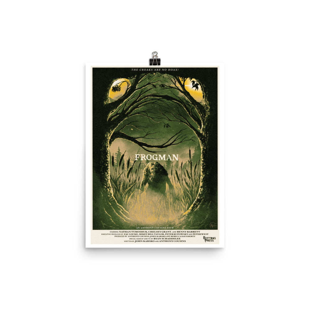 Frogman Horror Film Poster