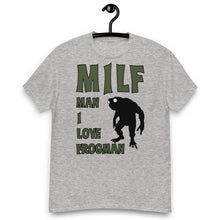 Load image into Gallery viewer, MILF (Man I Love Frogman) Shirt grey
